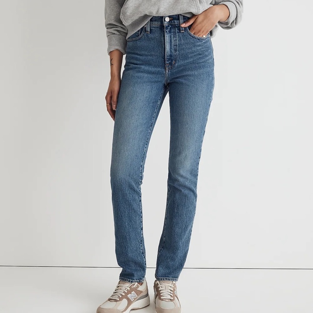 Madewell The Perfect Vintage Straight Jean Light Indigo High Rise 25P NG783‎